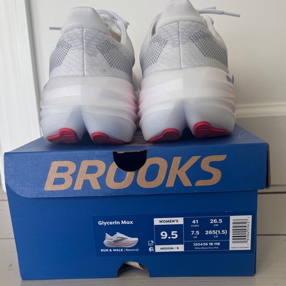 Brooks women’s Glycerin Max run/ walk neutral 9.5 - Picture 2 of 8